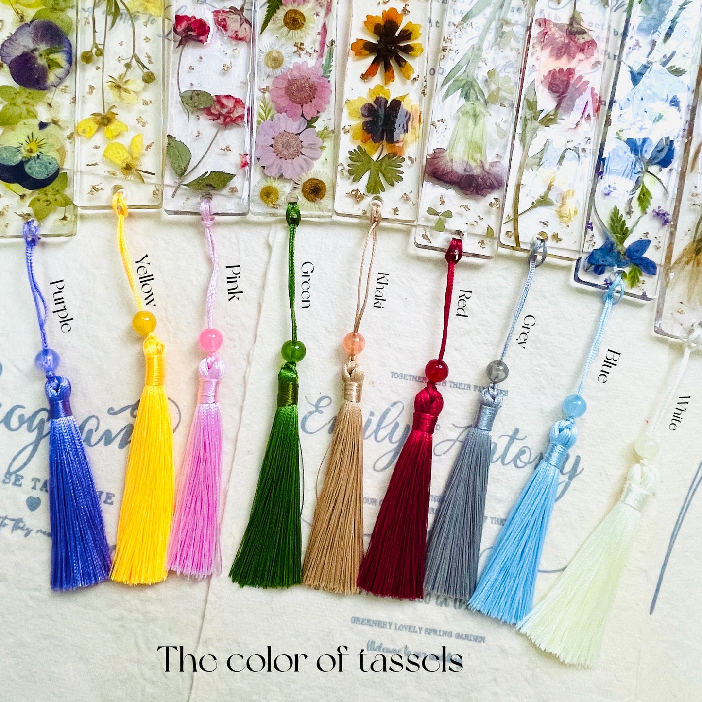 Personalized  Birth Flower Bookmark – Savor the Pages with Blossoming Bookmarks