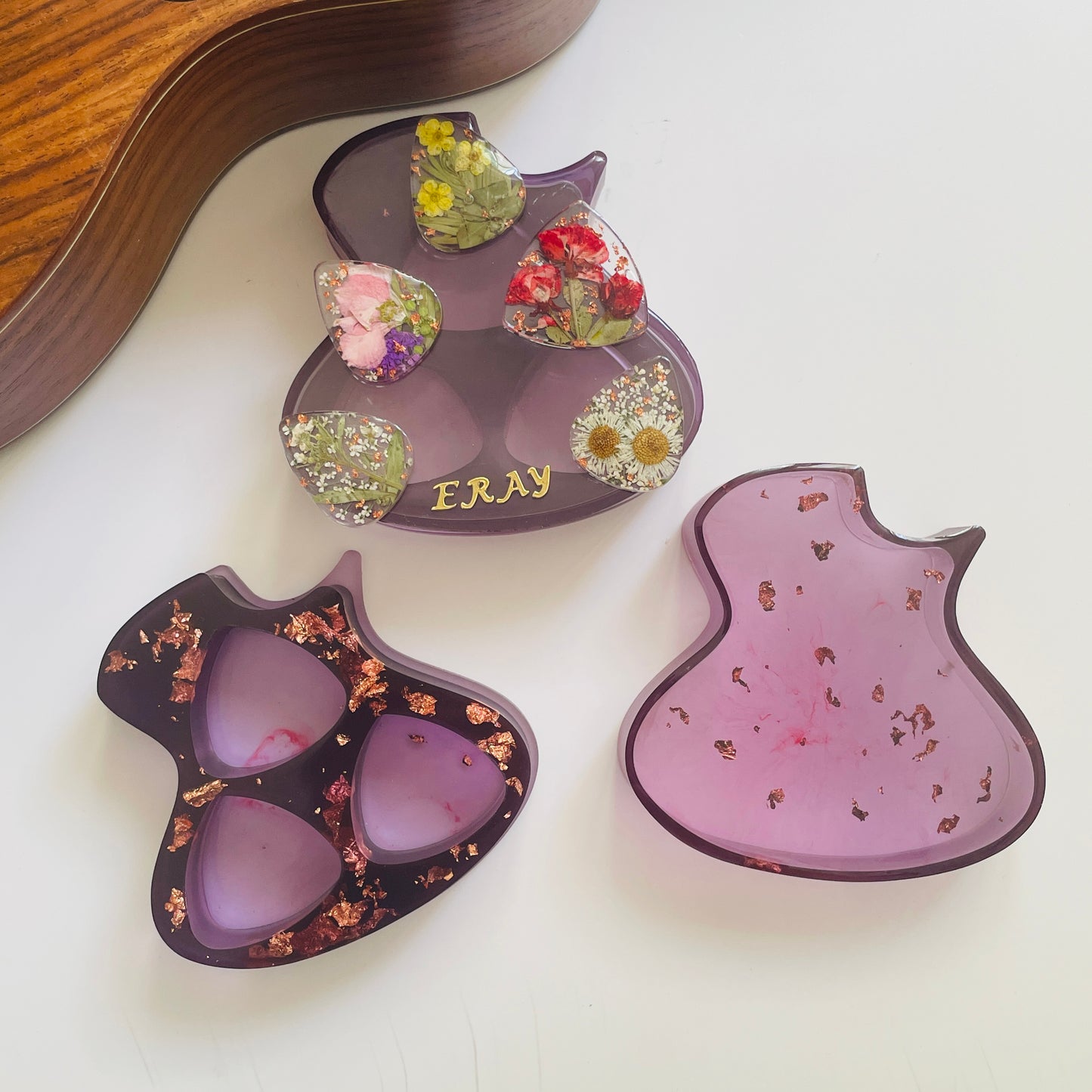 Resin Guitar Picks Box